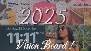 Vision board | 2025 අලුත් අවුරුද්දට ලැස්ති වෙන ගමන් 🥹🩷| self love