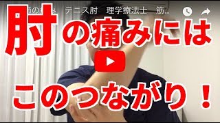 肘関節の痛み　テニス肘　理学療法士　筋膜リリース　母指球