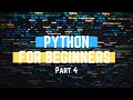 Python Tutorial #4 - Input (for Beginners)