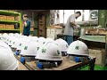 Process of Making Hard Hats. Safety Product Manufacturer in Korea