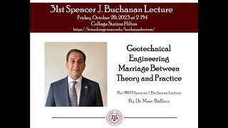 Buchanan Lecture 2023: Marc Ballouz: Marriage Between Theory and Practice