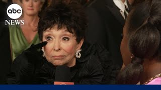 Rita Moreno walks the Oscars 2024 red carpet