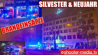 💥 🚒  BRANDEINSÄTZE an SILVESTER 2024 \u0026 NEUJAHR 2025  🚒 💥 | Feuerwehr verstärkt im Einsatz