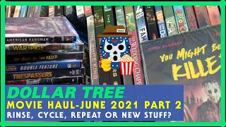 DOLLAR TREE $1 BLU RAY & DVD Movie Haul - June 2021 Part 2 - Any New Stuff or Hot Garbage ?