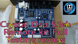 Crystal Dsp 5.1ch Dolby/Dts Remote kit Testing \u0026 Full review 🎧🔥🔥