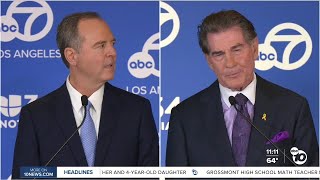 Schiff and Garvey face off in Senate debate