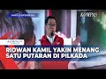 Ridwan Kamil Optimis Menang Satu Putaran di Pilkada Jakarta 2024  Survei Sudah Lumayan