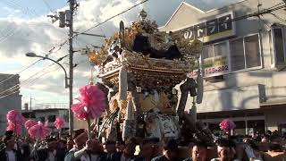 令和五年　宵宮　網干駅　福井屋台激走！