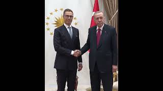 President Erdogan meets with President Stubb of Finland