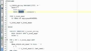 Oracle PL/SQL Tutorial - NDS Part 2