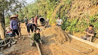 Đã Đổ Được 330M Đường Lùng Pục Do Chị Thôn Ở Úc Tài Trợ - Team Nguyễn Tất Thắng