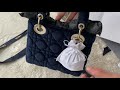 mini lady dior velvet unboxing