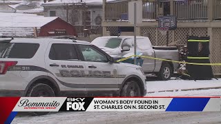 Woman's body found outside in historic St. Charles