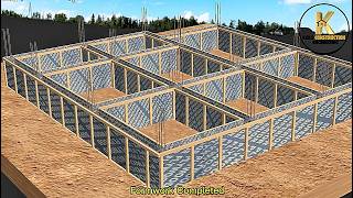 How to Construct Raft FOUNDATION \u0026 When to use Mat Foundation in Building -Step by Step Procedures