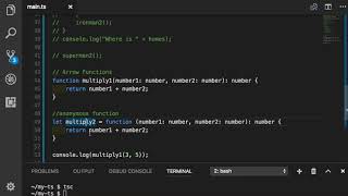 TypeScript 019 Arrow Functions