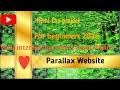 Parallax Website | HTML CSS Practice Project for Beginners | 2024