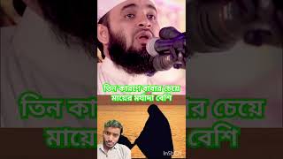 তিন কারণে বাবার চাইতে মায়ের মর্যাদা বেশি। মিজানুর রহমান আজহারী