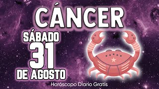 𝐖𝐎𝐖❗😮 𝐂𝐎𝐍𝐅𝐈𝐑𝐌𝐀𝐂𝐈𝐎́𝐍 𝐓𝐑𝐈𝐏𝐋𝐄 𝐏𝐀𝐑𝐀 𝐓𝐈🧨💣 cáncer ♋ Horóscopo diario 31 DE AGOSTO 2024 🔮 horóscopo de hoy