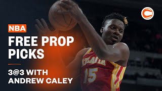 3 @ 3 with Andrew Caley: Free NBA Player Prop Betting Picks for March 23rd, 2022