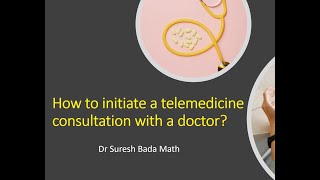 How to consult a doctor on telemedicine?