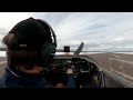 winter flight in a sf 25 falke