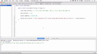 22. Primitive floating point data type: float - Learn Java