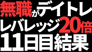 ビットコインレバレッジ20倍でデイトレした結果！11日目～