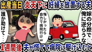 出産当日炎天下に妊婦を放置する夫→1週間後夫が慌てて病院に駆け込むと【2ch修羅場スレ】【ゆっくり解説】