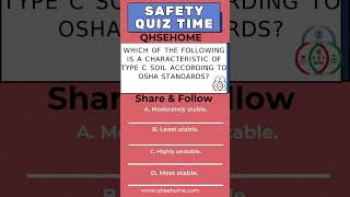 SAFETY QUIZ-55 | Comment your answer #qhsehome #safetyfirst #hse #quiz #shorts #training #quiztime