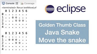 Java Snake 6 | Designing method to move snake to the left