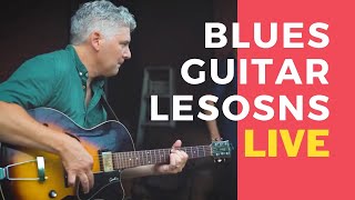 Blues Guitar: a few important tips - LIVE - Sat 23rd