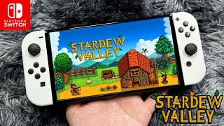 Stardew Valley on Nintendo Switch OLED Gameplay