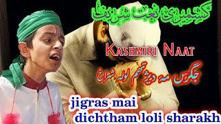Most beautiful heart touching kashmiri Naat Sharif,Jigras mai dichtham loli sharakh,kashmiri boy