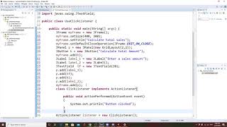 Java , GUI application, Read text from a aTextField, display on a label