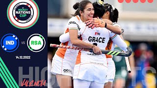 FIH Hockey Nations Cup (Women), Game 11 highlights - India vs South Africa