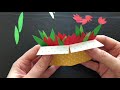 interactive card tutorial. cute surprise slider card for mother s day birthday