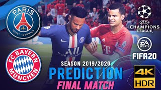 PARIS vs BAYERN MUNICH | FIFA 20 Predicts: Champion League 2019/20 ● Final Match | #PSGFCB