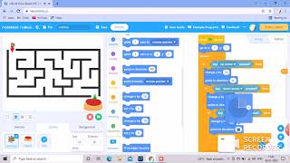 Mblock coding maze game