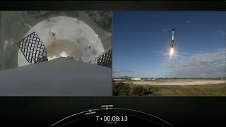 SpaceX booster touches down on land! Amazing views all the way down