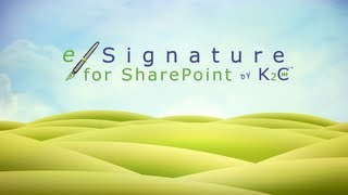 Electronic Signature for SharePoint