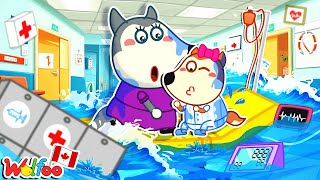 Flooded Hospital 🏥🌧 Wolfoo Shows Safety Tips for Kids in Natural Disasters 🤩 Wolfoo Kids Cartoon 🇨🇦