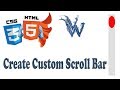 Custom Scrollbar CSS HTML | Learn html and css | By Amazing Techno Tutorials