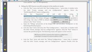 Debugging MPJ Express Parallel Java Applications Using Eclipse IDE.flv