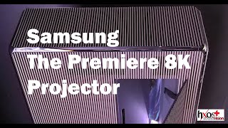 Samsung The Premiere 8K Projector with ultra-short throw lens and 4,500 ISO Lumens of brightness