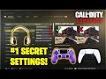 SECRET SETTINGS YOU NEED TO CHANGE NOW! BEST CONTROLLER and AUDIO SETTINGS on COD VANGUARD (PS4/PS5)