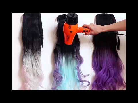 Colour Changing Hair Dye You Colors Heat Sensitive Thermochromic Magic Color Changing Hair Extensions