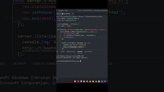 Render HTML using raw NodeJS