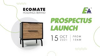 Ecomate Virtual Prospectus Launch