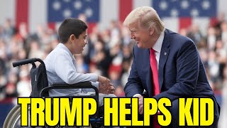 You Won’t Believe Trump’s INSPIRING Story with a Brave Boy in a Wheelchair!