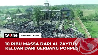 Sambut para Demonstran, Massa dari Ponpes Al Zaytun Keluar "Kandang" | Breaking News tvOne